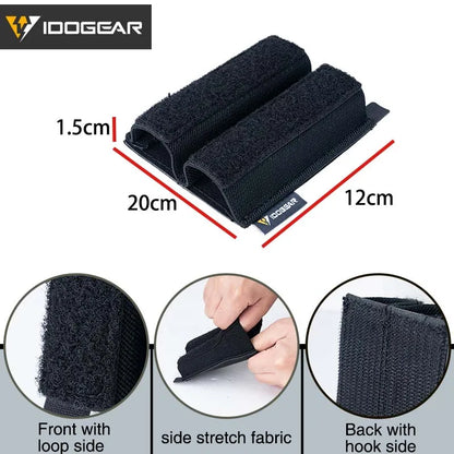 IDOGEAR Tactical Double Magazine Pouch for 9mm Mag DOPE Insert Mag Holder 35113