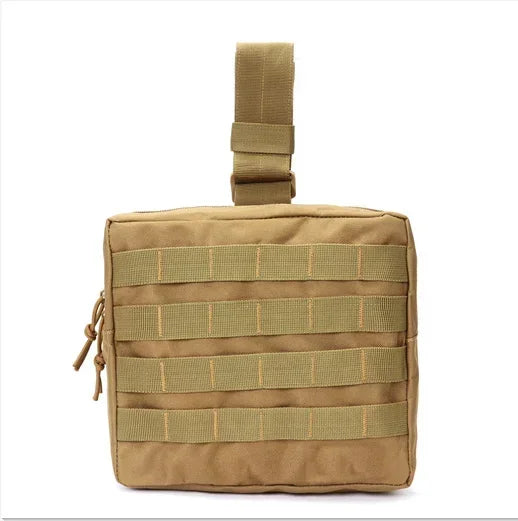 Hunting Thigh Molle Pack Nylon Tactical Drop Leg Bag Camping Cycling  Hunting CS Hanging Tactical Tool Bag High Capacity