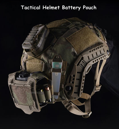 Tactical Helmet Bridge PVS-31 Battery Sub-pouch NVG Counterweight System Fast Helmet Night Vision Device Battery Case Hunting