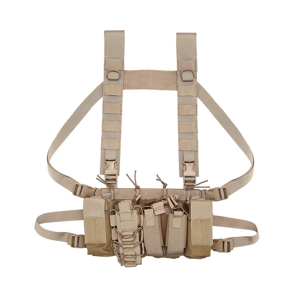 Hunting TCM Chest Rig Tactical Vest Magazine Pouch Holster Molle System Waist Vest Shooting Training Men Uniform Vest