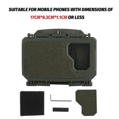 V2 PLUS Tactical Navigation Board  MOLLE Mobile Phone Box Hunting Vest Gear Ranger Green