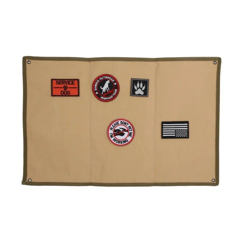 1PC Tactical Patchs Display Board Magic Sticker Badge Storage Display Poster Wall Hanging Collection Display