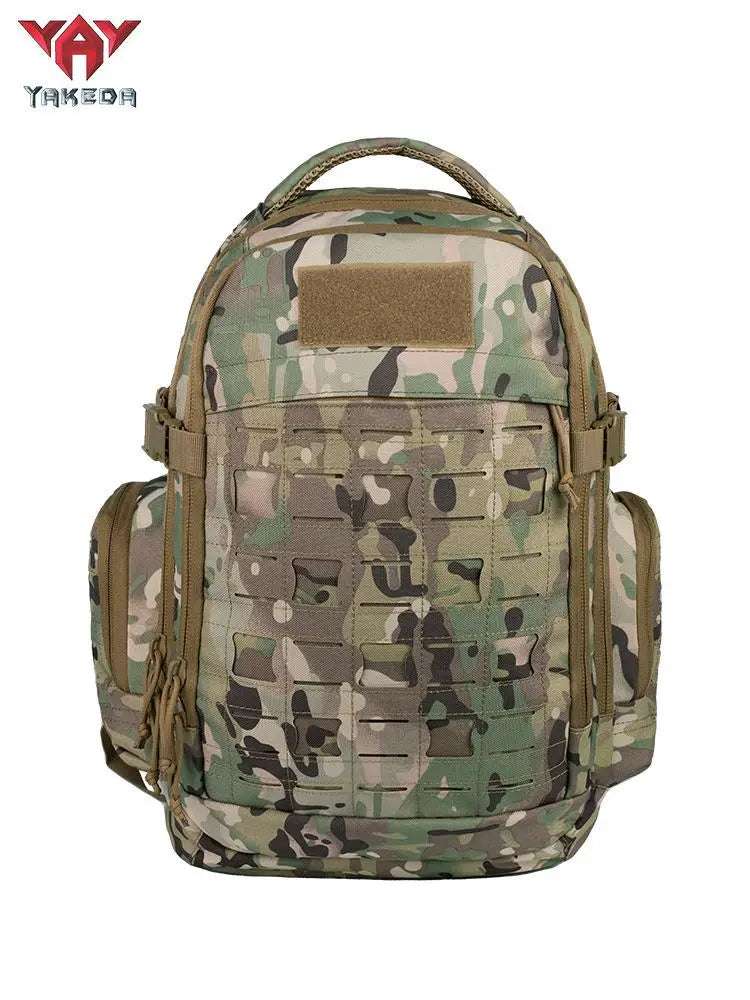 YAKEDA Tactical Backpack Camouflage Sports Outdoor Bag Large Capacity Travel Hiking Camping Rucksack