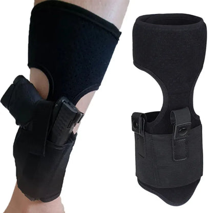 Tactical Ankle Holster for Glock Concealed Adjustable Pistol Holster Leg Carry Gun Holster with Magzine Pouch Handgun Leg Holder