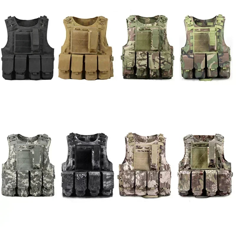 Tactical Vest Kid Combat Training Assault Plate Carrier Outdoor Hunting Airsoft CS Hunting Sport Protection Vests Hunting Vests