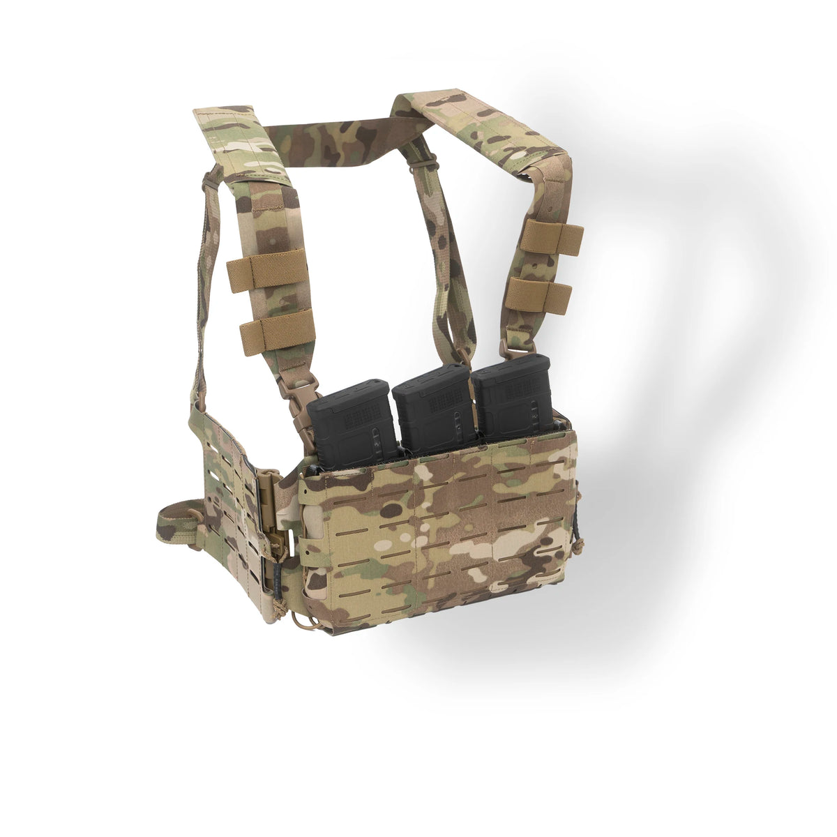 MILITECH Harness Chest Rig Kit For ARC V2 Plate Carrier Tactical Vest Placard