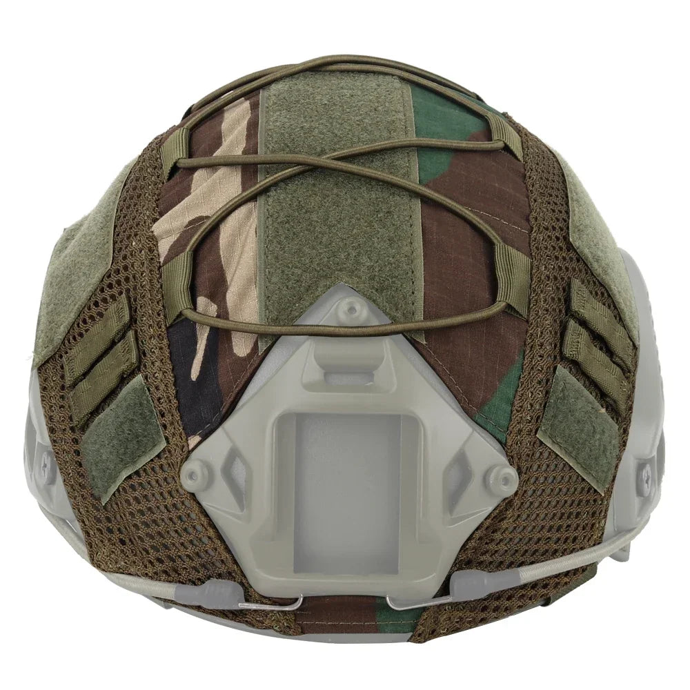 Sport Helmet Cover Hunting Shooting Airsoft Helmet Cover Mesh Paintball Helmet Cover for Ops-Core PJ/BJ/MH Fast Helmet Cover