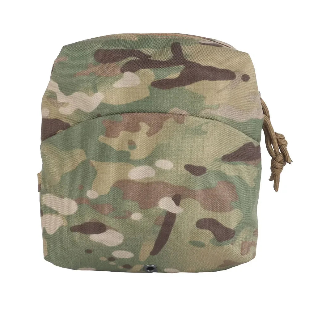 Tactical Gp Zipper Sundries Bag with Shrink Cord Waist Molle Belt Pouch NVG Accessory Multifunctional Universal Storage