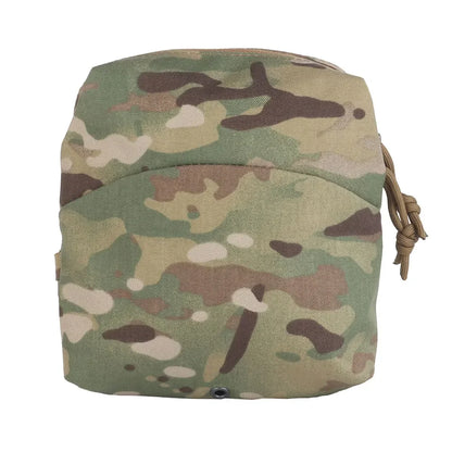 Tactical Gp Zipper Sundries Bag with Shrink Cord Waist Molle Belt Pouch NVG Accessory Multifunctional Universal Storage