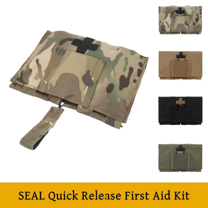 SEAL Outdoor  Quick Release Outdoor First Aid Kit MOLLE Waist Quick Release First Aid Kit