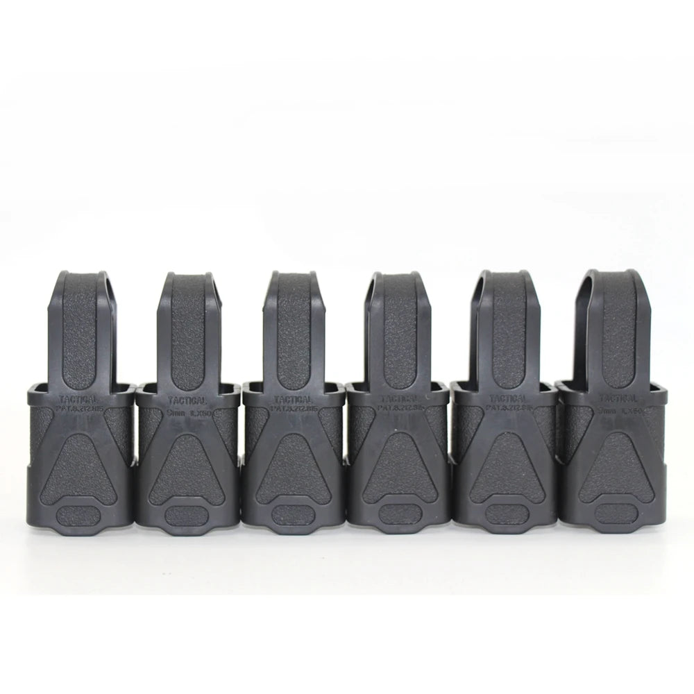 6/10PCS Tactical 9mm Magazine Pouch Rubber Holster Universal Pistol Mag Sleeve Cover for G17 19 Beretta M9 SIG P226
