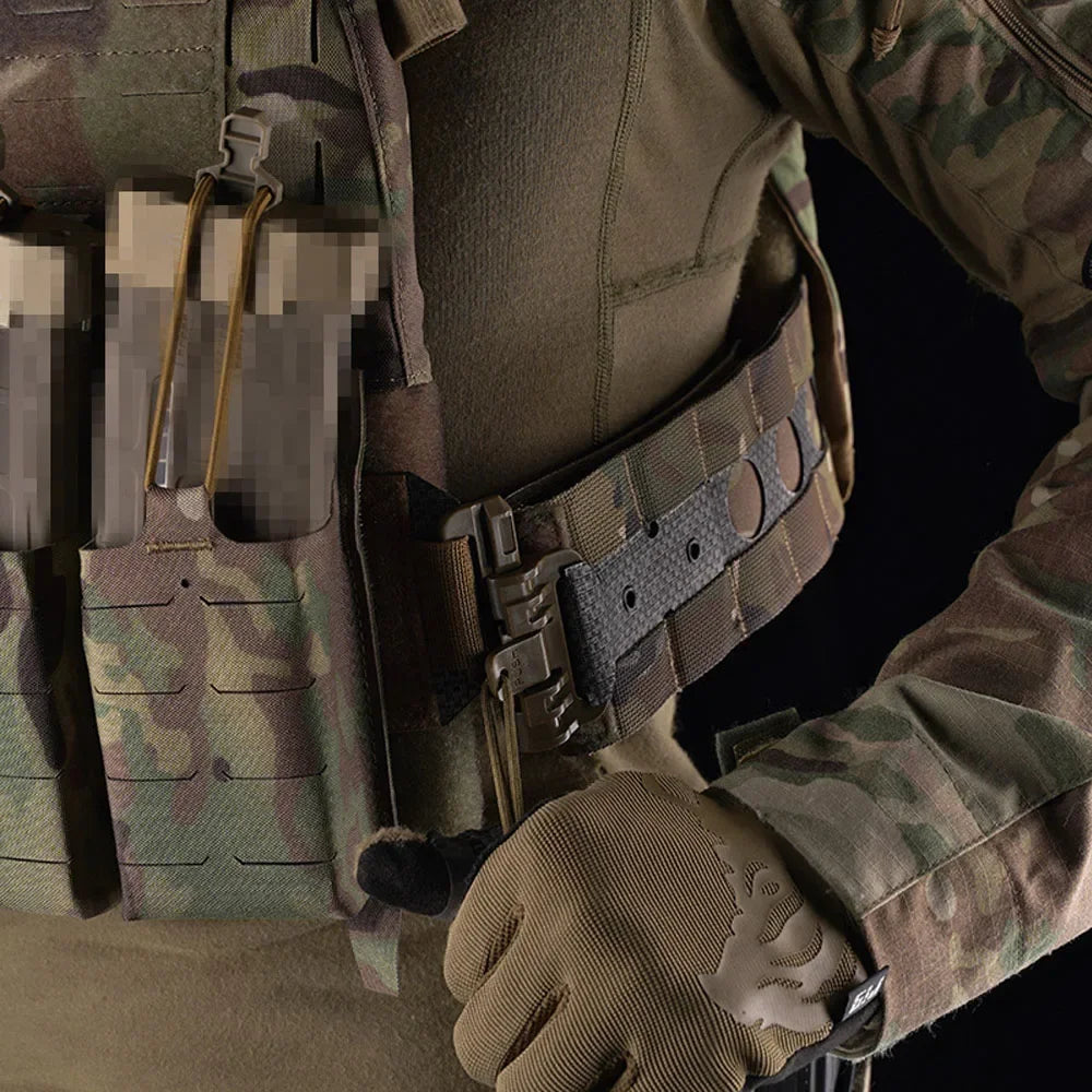 2PCS FCPC V5 Tactical Assault Vest Quick Release Clasp Ferro Style Airsoft Hunting Vest Cummerbund Accessories