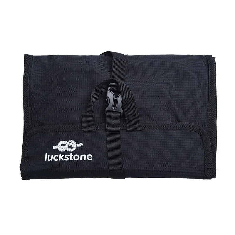 Foldable Rock Climbing Gear Storage Bag 420DNylon Waterproof Organizer with Mesh Pockets for Carabiner Outdoor Camping Equipment