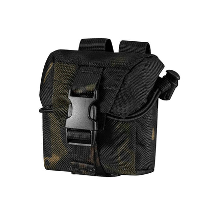Tactical Frag Grenade Pouch MOLLE Tool Pouch Ultility EDC Mini Waist Storage Bag with Adjustable Function