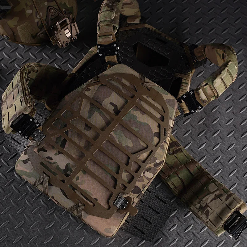 Modular PFM Perforated Lightweight Tactical Vest with Cooling Inner Lining for Outdoor Training
