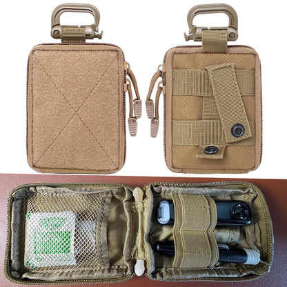 Tactical EDC Pouch Medical Organizer Pouch Wallet Small Bag Outdoor Molle Bag Hunting Gear Waist Belt Pouch Men Fanny Pack