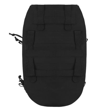 POSEIDON DEFENSE Scarab Backplate Two Pouches Back Bag Removable IFAK First AID Pouch Compatible With Molle Vest Plate Carrier
