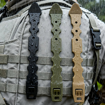 2pcs MOLLE Tactical Fixing Clip Outdoor Durable Quick Release Strip Fits For Magazine Pouch Backpack Vest Hunting Accessory