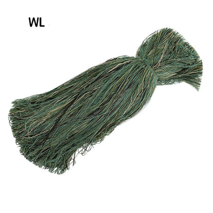 Tactical Camouflage Burlap Yarns DIY Hunting Camouflage Suit Ghillie Suit Repairing Special Yarn Synthetic Thread