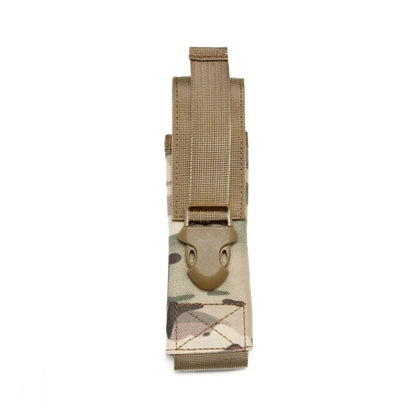 Tactical Molle Flashlight Pouch Torch Holder Case EDC Tool Waist Bag Outdoor Sports Camping Hiking Hunting Light Holster Pouches