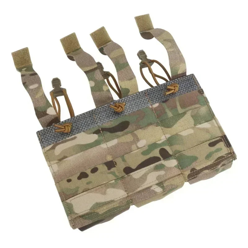 5.56/7.62mm Lightweight Triple Elastic Mag Pouch Molle Accessories Waist Bag Holster Hunting clothing accessories
