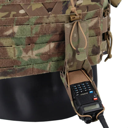 Molle Tactical Gridlok Radio Pouch UV5R UV82 BAOFENG/POFUNG Walkie Talkie Bag Intercom Pouch For Hunting Airsoft