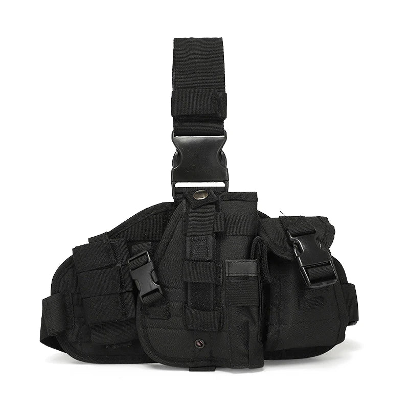 Universal Tactical Pistol Gun Leg Holster Multi-purpose Gun Holster Outdoor Camouflage Airsoft CS Leg Bag Hunting Accessories