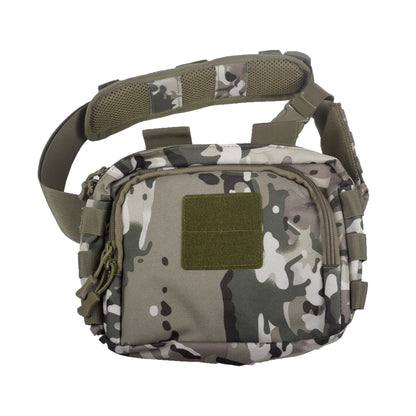 Tactical 2 Bangers Range Bag, Crossbody Pouch with AR/M4 and Pistols Magazine Holders for Outdoor Hunting, Shooting & Sports
