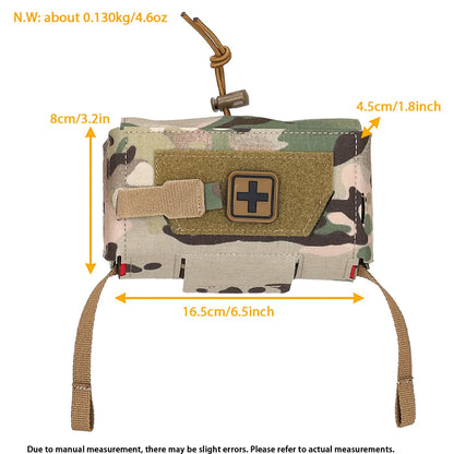 Compact Trauma Pouch V3 Tactical Molle Medical Bag MD2 IFAK Pouch For Airsoft Hunting Plate Carrier Waist Belt Gear