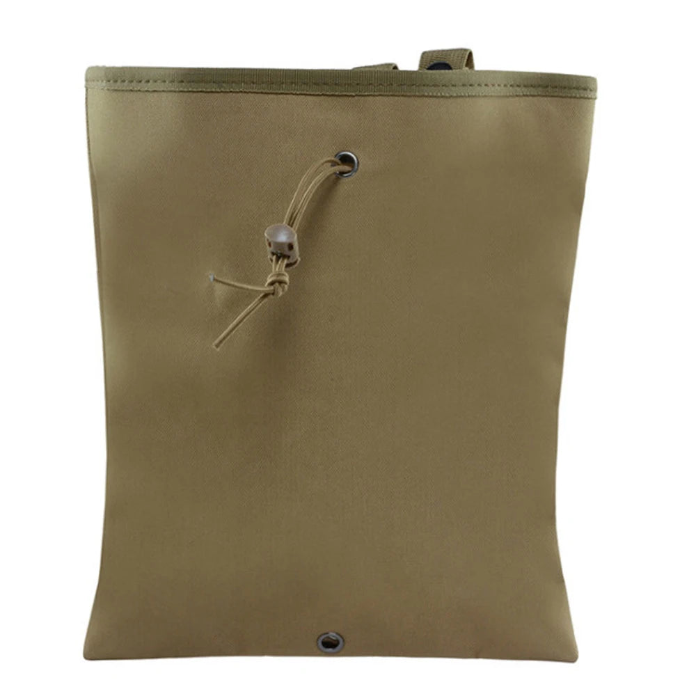 SINAIRSOFT MOLLE Dump Pouch Tactical Mag Recovery Bag Drawstring Magazine Recycling Storage Pack Hunting Gear Holder