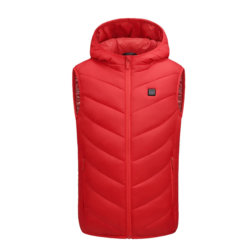 Kids Electric Vest 10 Heating Areas Fast Warmth 3 Gear Temp USB Powered Cozy Inner Layer For Winter Outdoor Boys Girls Washable