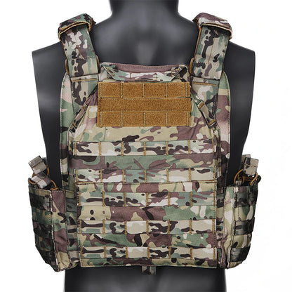 MOLLE system expansion vest hidden triple pocket multi zone pocket Magic Sticky design
