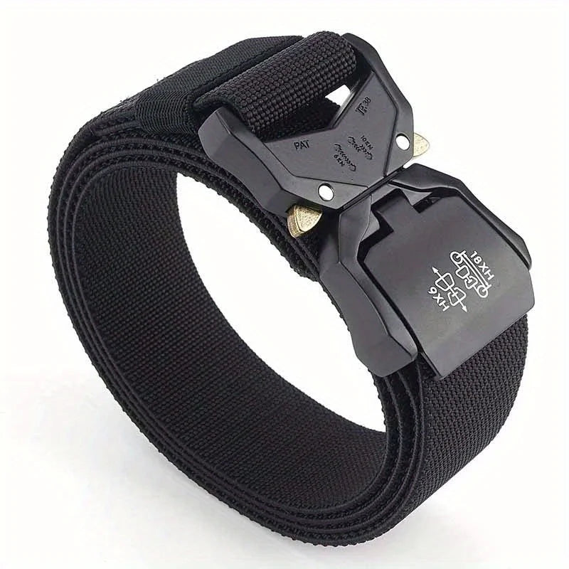 2026 New Tactical Belt Buckle Quick Release Elastic Belt Casual Tooling Training Belt Men's Trousers Belt