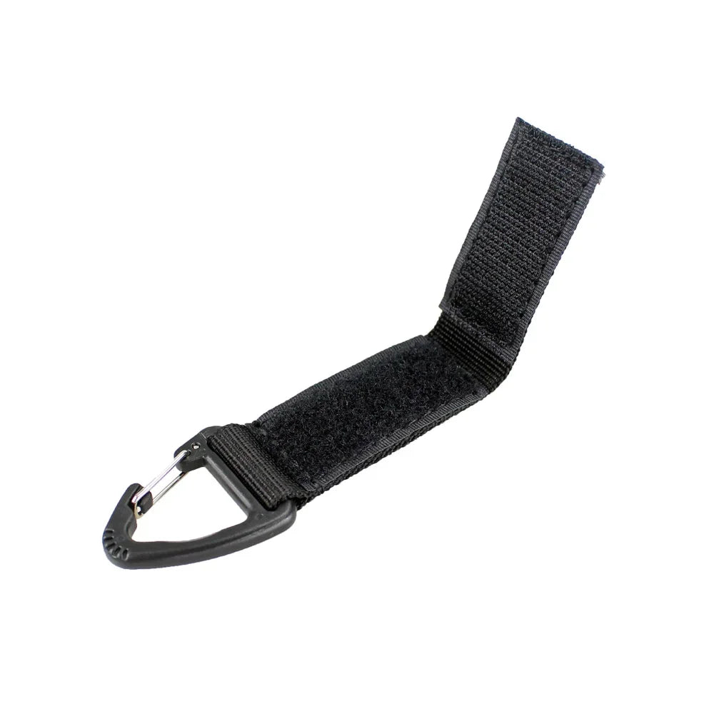 Outdoor Camping Hiking Climbing MultiTool Molle Nylon Webbing Clip EDC Tool Belt Ribbon Keychain Clasp Hook Carabiner Buckle