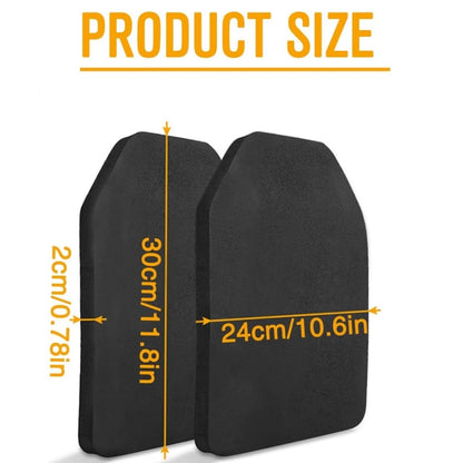 Tactical Airsoft Foam Plates EVA Airsoft Paintball Foam SAPI Pad for Vest Inner Liner Foam Plates 12x10Inch