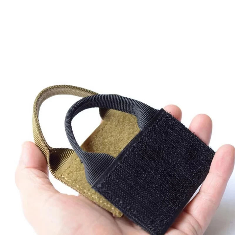 1Pc Tactical MOLLE Hook&Loop Adapter Panel With ID Patch DIY Vest Backpack Armband Name Tag Display Board Outdoor EDC Accessory