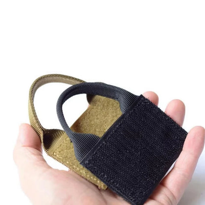 1Pc Tactical MOLLE Hook&Loop Adapter Panel With ID Patch DIY Vest Backpack Armband Name Tag Display Board Outdoor EDC Accessory
