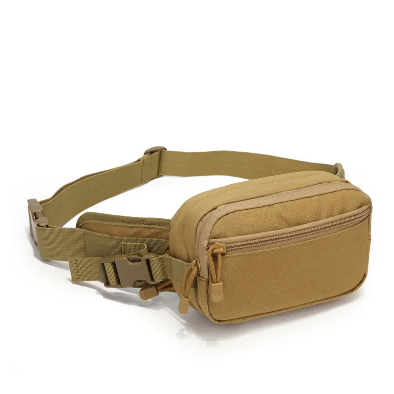 Tactical Waist Bag with Concealed Handgun Holsters for Glock 17 19 23 & 9mm 1911 Pistols, EDC Utility Belt Pouch for CS, Hunting