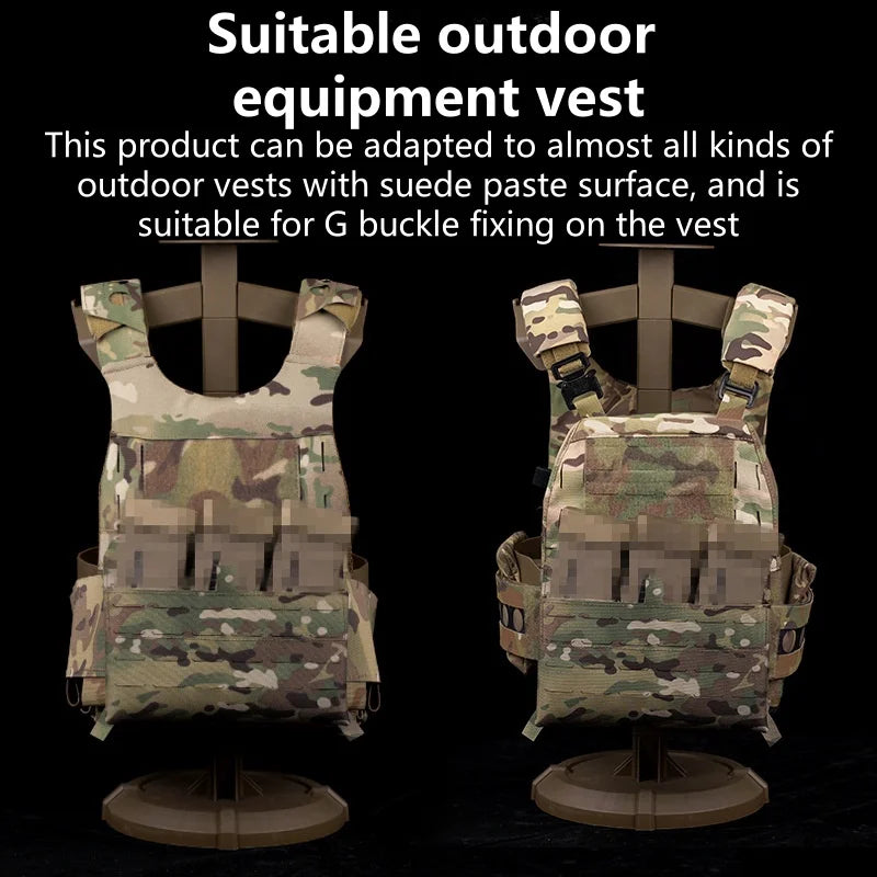 Outdoor Equipment Accessories 5.56 Triple Pouch G-Hook Placard Front Flap Hanging Pack With Elastic Insert MOLLE Holster Pouch