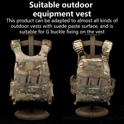 Outdoor Equipment Accessories 5.56 Triple Pouch G-Hook Placard Front Flap Hanging Pack With Elastic Insert MOLLE Holster Pouch