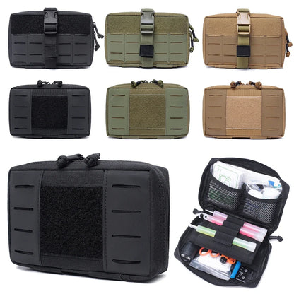 Hunting Molle Pouch EDC Tool Waist Pack Utility Organizer Outdoor Sports Travel Climbing Camping Hiking Accessories Bag