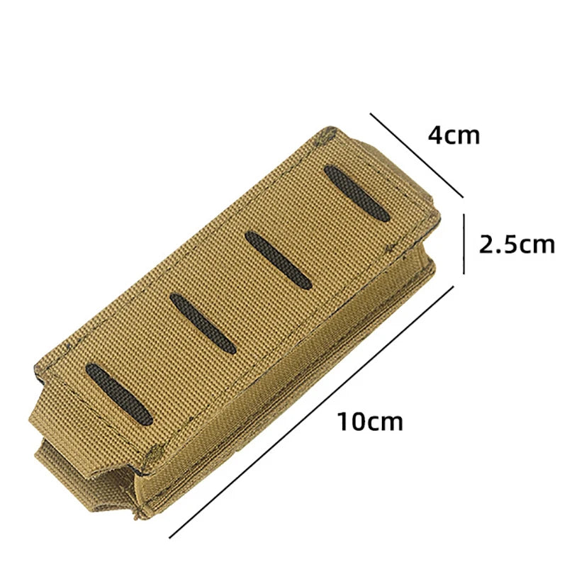 Pistol Molle Mag Pouch Single 9mm Tactical Magazine Holder for 40 Calibers Glock 1911 Hunting Holster Shooting Airsoft