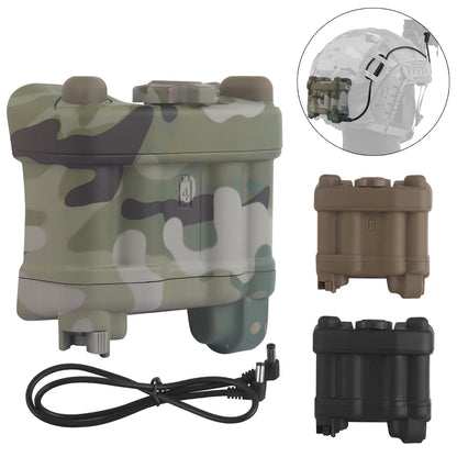 NVG AN/PVS-31 Battery Case Storage Box No Function Dummy Model Night Vision Device Gear Wendy Fast Helmet Accessories CS Props