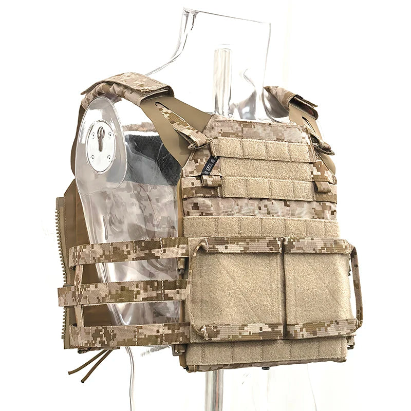 500D Fabric JPC2.0 Outdoor Tactical Vest Lightweight MOLLE Panel Insert Practical Modular Vest