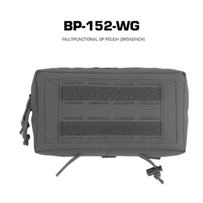 Tactical Multifunctional GP pouch (9x5x2inch) Outdoor Sports Waist Molle Belt Pouch Accessory Bag