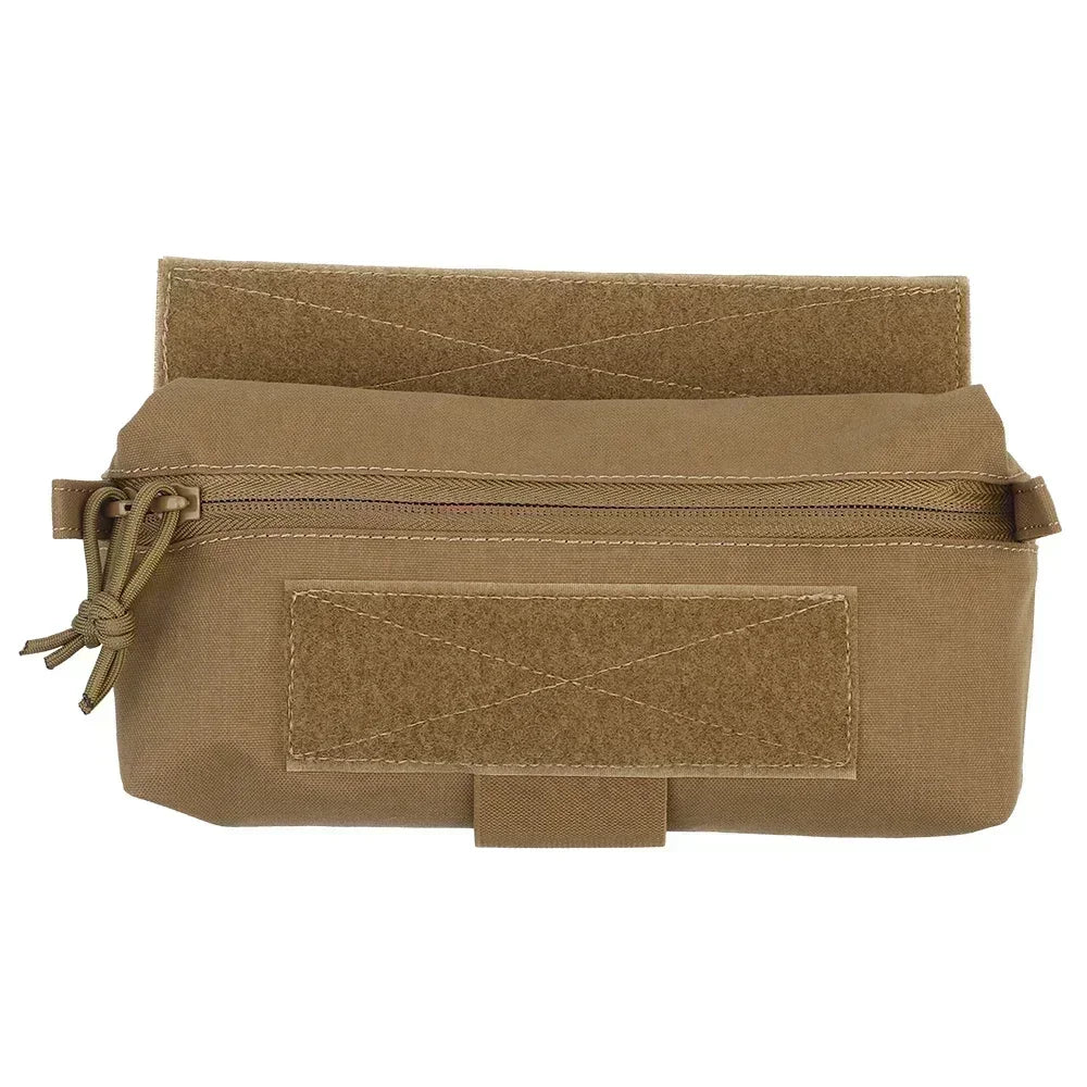 Tactical Pouch Dangler Drop Pouch Mini Abdominal Dump Drop Pouch Fanny Pack for JPC CPC LBT D3CR MK3 MK4 Plate Carrier Storage