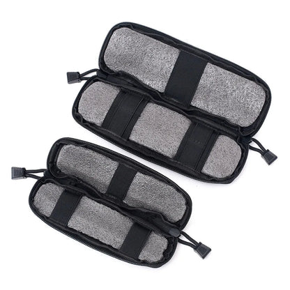 Outdoor Molle Knife Pouch EDC Waist Pack Hunting Accessories Vest Bags Flashlight Holder Knives Pouch Tactical Molle Nylon Bag