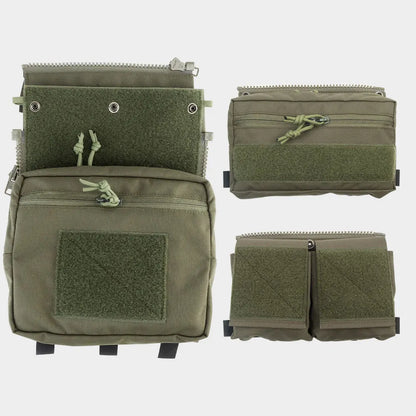 Tactical Panel Backpack Plate Carrier Expansion Pouch Bag Hunting Airsoft Vest Accessories for LV-119 Assault Vest Panel
