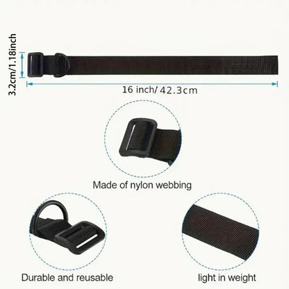 Outdoor Tactical Gun Sling Nylon Portable Binding Strap Multifunctional Single/double Point Gun Lanyard
