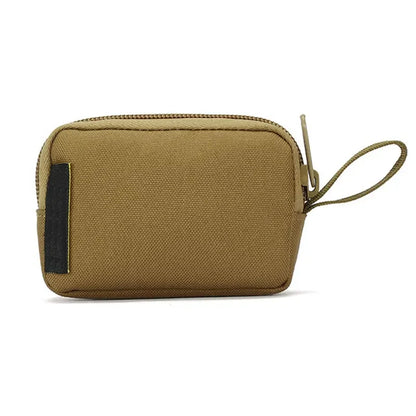 Tactical Mini Wallet Card Bag Small Pocket Key Pouch Money Bag Men Waterproof Portable EDC Pouch Hunting Outdoor Waist Bag Nylon
